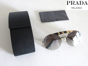  новый товар PRADA Prada SPR52U SZ6-0A7 two Bridge metal обод отсутствует солнцезащитные очки очки зеленый цвет Италия производства look so TIKKA Japan внутренний стандартный товар 