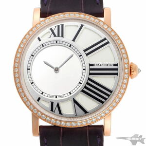 Cartier Cartier ro ton dodu Cartier mistake terrier s Hour watch hand winding diamond HPI00635 750PG men's clock 2020061