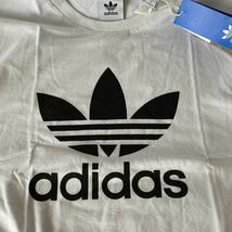 【新品】adidas アディダス Tシャツ US Lサイズ 白ロゴTシャツ_画像2