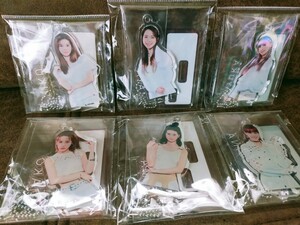 まとめ売り6個セット★NiziUくじ★アクリルスタンドキーホルダー★ニナ リマ マコ マユカ マヤ リク