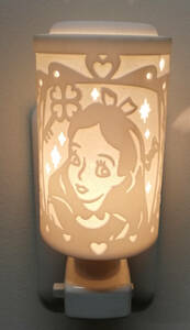[ unused ] aroma light DISNEY Alice aroma lamp room lamp lighting white porcelain aroma relaxation new goods *