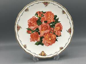 限定品 ロイヤルアルバート 証書付き 花 Elizabeth of Glamis 薔薇 バラ 飾り皿 絵皿 皿 ⑭ エリザベス オブ グラミス (1)