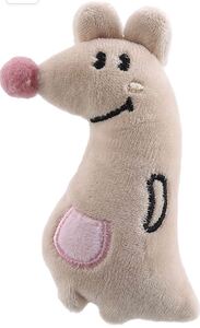 ペットの猫のおもちゃかわいいペットのぬいぐるみペット用品 ベージュカンガルー