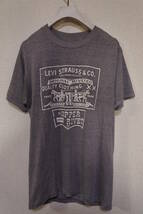 80's Levi's COPPER RIVER Vintage Hanes Tee size M USA製 リーバイス ビンテージ Tシャツ 霜降り グレー系_画像1