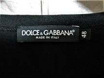 ☆DOLCE&GABBANA ドルチェアンドガッバーナ ドルガバ プリント ロゴ Tシャツ 半袖 /メンズ/48_画像8