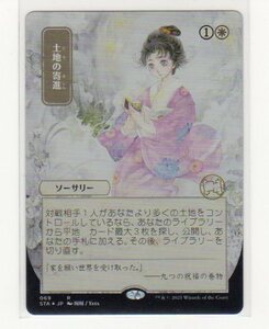 MTG◆土地の寄進/日本画 セットブースター版 foil/STA/ストリクスヘイブン