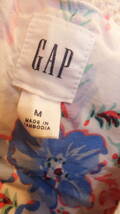 ★GAP★Ladies Floral Dress size Ｍ ギャップレディースドレス ノンスリーブワンピースサイズＭ　USED IN JAPAN 花柄_画像8