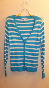 ★BANANA REPUBLIC★Ladies Long sleeve striped tops バナナリパブリックレディーストツプス サイズS　USED IN JAPAN しましま　GAP