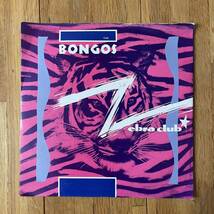 EP 7INC シングル盤 UK盤 / THE BONGOS / ZEBRA CLUB / NEW WAVE_画像1