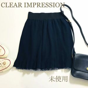  CLEAR IMPRESSION（クリアインプレッション）プリーツスカート フリル　ミニスカート