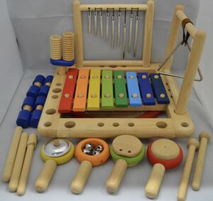 'mTOY music station baby music musical instruments intellectual training present toy intellectual training toy I m toy wooden toy wooden toy 3 -years old wooden 