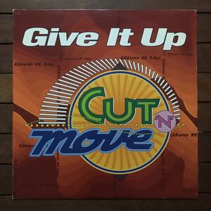 【r&b】Cut 'N' Move / Give It Up［12inch］オリジナル盤《3-1-60 9595》