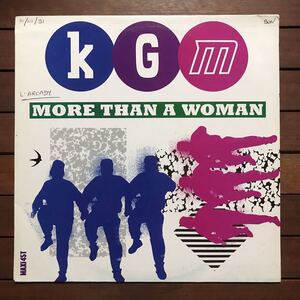 【r&b】KGM / More Than A Woman［12inch］オリジナル盤《3-1-26 9595》