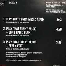 【r&b】Vanilla Ice / Play That Funky Music remix vol.2［CDs］《9f087 9595》_画像4