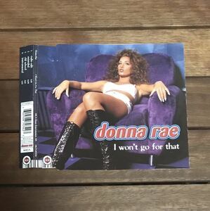 【eu-rap】Donna Rae / I Won't Go For That［CDs］《2b001》