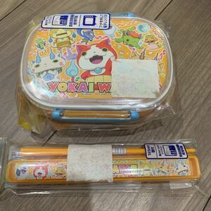  новый товар Yo-kai Watch коробка для завтрака . палочки для еды коробка комплект ланч box детский сад уход за детьми .