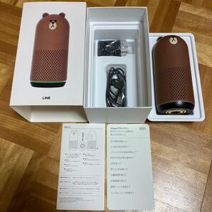 ラインクローバ クローバフレンズ ブラウン スマートスピーカー