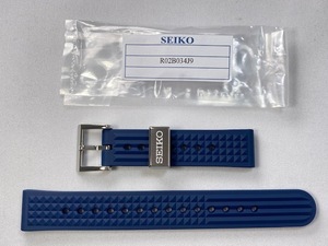 R02B034J9 SEIKO Prospex 19mm original silicon band navy SBDX039/8L35-01C0 for cat pohs free shipping 