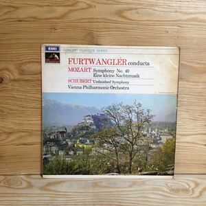 Y7FD4-210726 レア［LP レコード FURTWANGLER conducts MOZART Symphony No.40 Eine kleine Nachtmusik SCHUBERT Unfinished Symphony］