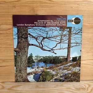 Y7FK2-210727 レア［LP レコード SIBELIUS SYMPHONY No.1 PELLEAS ET MELISANDE SUITE / ANTHONY COLLINS STEREO ECS 581］シベリウス