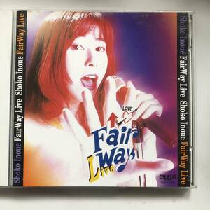 2枚組◇◇井上昌己 fair way live ライブアルバム ◇◇