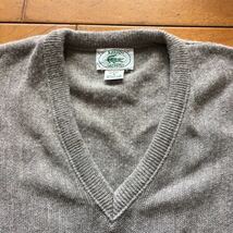 ★【 IZOD LACOSTE 】★ Made in USA アクリルＶネックセーター ★サイズM ★I103_画像3