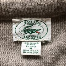 ★【 IZOD LACOSTE 】★ Made in USA アクリルＶネックセーター ★サイズM ★I103_画像4