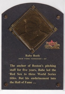 2002 Fleer FALL CLASSIC #1OF30HF Babe Ruth 1566/1936