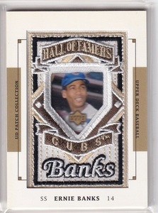 2003 UD PATCH COLLECTION #138 Ernie Banks