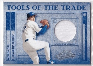 【ジャージカード】2003 PLAYOFF Absolute Memorabilia TOOLS OF THE TRADE #TT-12 KAZUHISA ISHII 石井一久 31/40