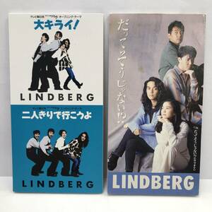 音楽CD 2枚セット 「リンドバーグ：だってそうじゃない/大キライ!」 シングルCD 8cm J-POP 邦楽 中古