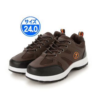 [ new goods unused ] trekking shoes Brown 24.0cm tea color 21238