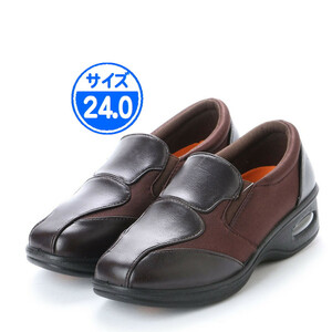 [ new goods unused ] walking shoes Brown 24.0cm tea color 17443