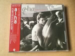 a-ha●国内盤(税表記なし):シール帯付き:解説付き「ハンティング・ハイ・アンド・ロウ/Hunting High And Low」32XD-375●New Wave