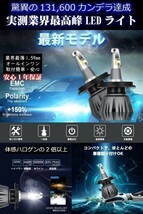 (P)車種別 LEDヘッドライト 最高峰131,600カンデラ【C-HR ZYX10.NGX50 H28.12～ HIR2 】簡単取付_画像2