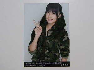  Komori Mika AKB48×BLT 2009 идол War z армия .BOOK привилегия life photograph * пустой -WHITE B