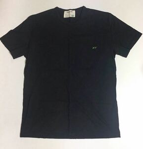 Project e ポケット Tシャツ BLACK XXL 新品 プロジェクトe 無地 pocket tee 半袖 ダメージ 加工 クラッシュ カットソー ブラック