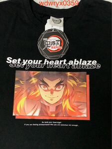 新品☆鬼滅の刃 煉獄杏寿郎 半袖Tシャツ4Lサイズ劇場版 無限列車編れんごく映画きめつのやいば 煉獄さんTシャツ