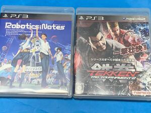 PS3 鉄拳タッグトーナメント2 ロボティクス ノーツ 2本セット 名作