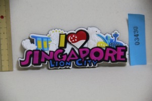 I LOVE SINGAPORE magnet search Singapore ma- Ran on sightseeing . earth production goods 