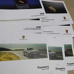  Porsche Panamera 2013 year owner manual manual flat line imported car English version 