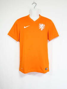 オランダ 代表 2014 ホーム ユニフォーム S ナイキ NIKE Netherlands オレンジ サッカー シャツ