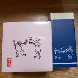 かまわぬ タリーズ 鳥獣戯画 マグカップ ミニステンレスボトル 2点セット