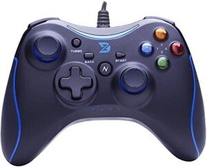 任天堂スイッチ プロコントローラー Switch有線 ブルー ゲームパッド PC スチーム TVボックス PC Android用