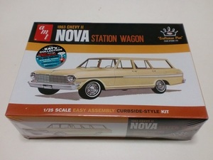 AMT 1/25 Chevy Chevrolet IInova Station Wagon 1963 CHEVY ⅡSATTION WAGON NOVA amt 1202