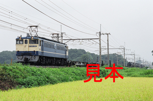 鉄道写真、35ミリネガデータ、128428360013、EF65-1122＋貨物、JR東北本線、蓮田～東大宮、2001.08.30、（3015×1999）