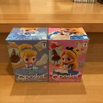 ディズニー Qposket フィギュア Disney Characters シンデレラ アリス_画像1