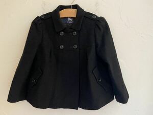 【送料無料】中古 Burberry London バーバリー ロンドン 三陽商会 コート ウール100% サイズ120A