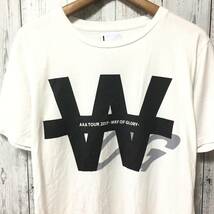 AAA トリプルエー TOUR 2017 WAY OF GLORY 半袖 Tシャツ M 西島隆弘 日高光啓 宇野実彩子 浦田直也 末吉秀太 與真司郎 Nissy avex _画像1