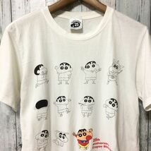 クレヨンしんちゃん 25th anniversary 25周年 記念 限定 メンズ 半袖 Tシャツ M 白 クレしん しんちゃん しんのすけ 白井儀人 テレビ朝日_画像1